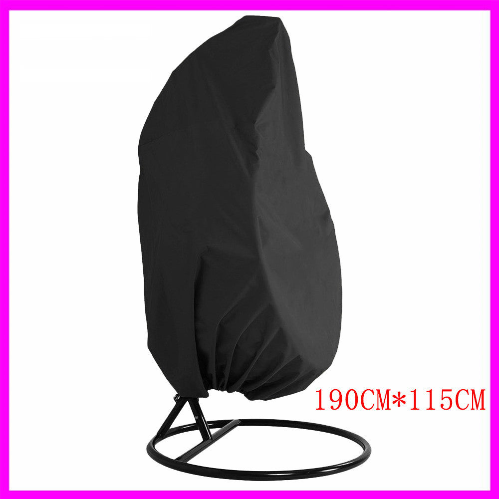 Outdoor black chair cover