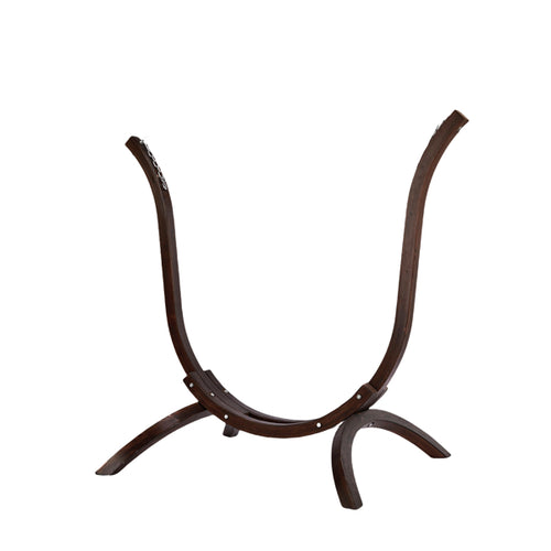 Carbonized Color Curved Hanging Chair Frame, Excluding Hanging Chair