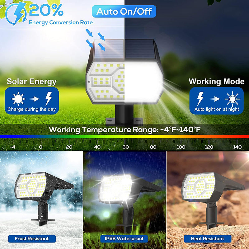 Solar Lawn Lights Courtyard Lights Outdoor Waterproof 4