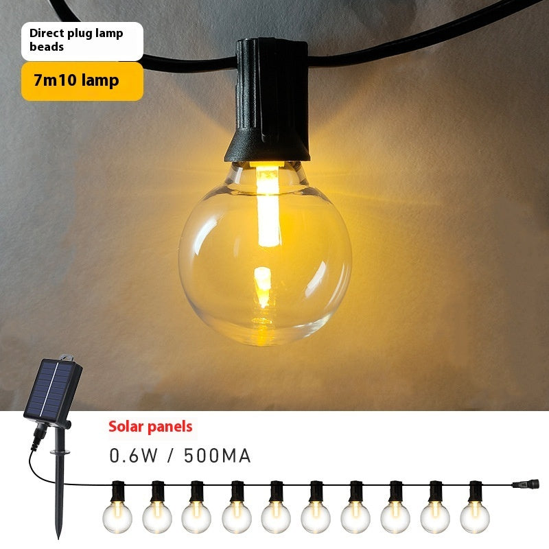 Solar Retro Outdoor String Lights
