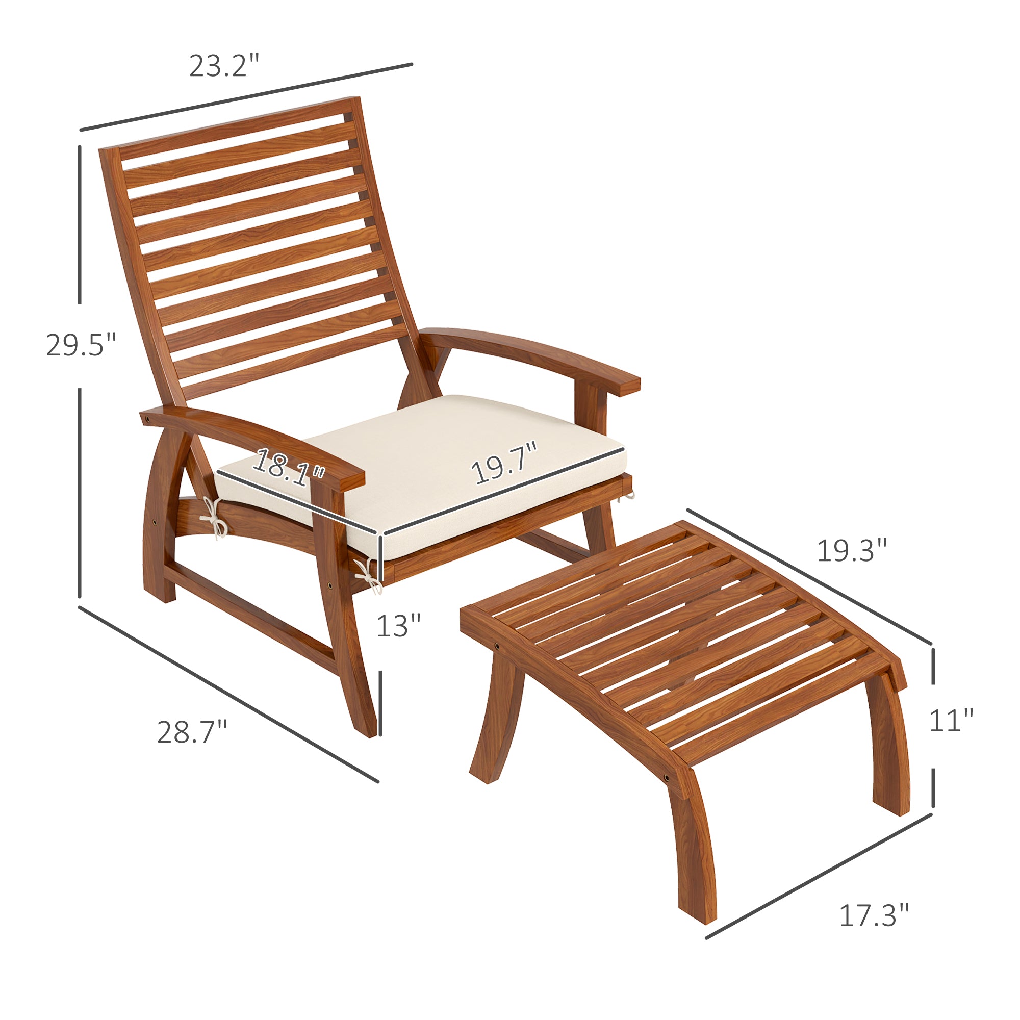 4 Piece Patio Furniture Set
