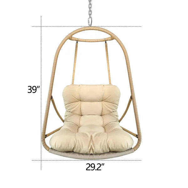 JESE Swing Egg Chair – Foldable Hanging Chair For Indoor & Outdoor Use – 300lbs Capacity
