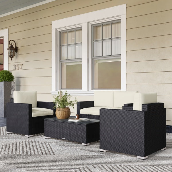 4 Pieces Patio Furniture Set